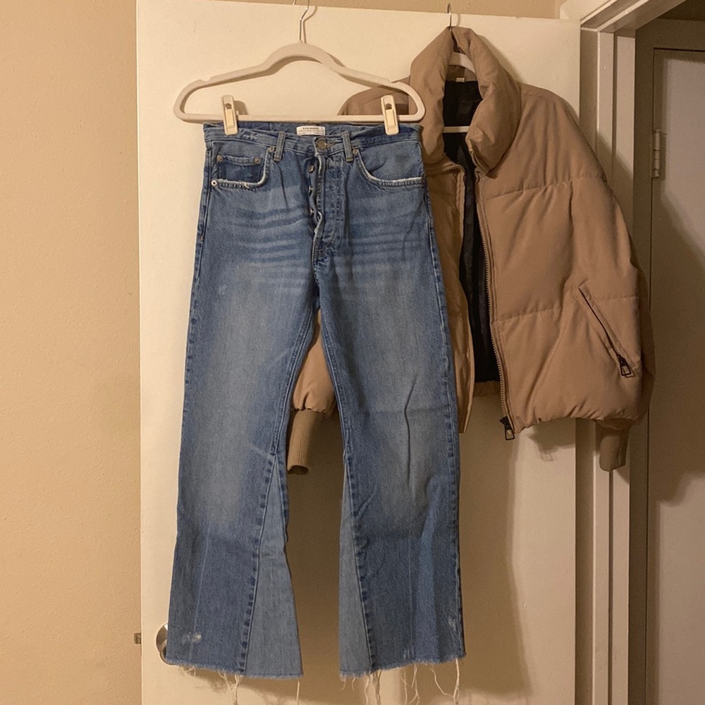 Zara flare leg jeans size 4